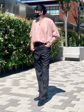 「Lee」｜「アイテム（その他）」を使った、Renjiさん（メンズ・173cm）の秋コーディネート