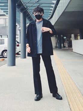 「Wrangler」｜「アイテム（その他）」を使った、Renjiさん（メンズ・173cm）の春コーディネート