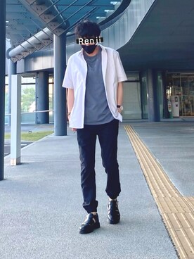 「ROSSOMEN」｜Renjiさん（メンズ・173cm）の春コーディネート