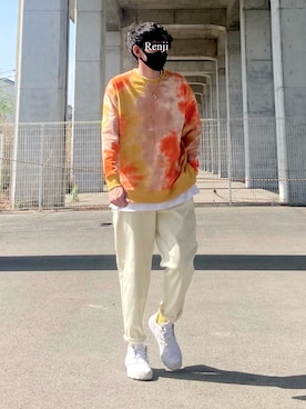 Renjiさん（メンズ・173cm）の春コーディネート