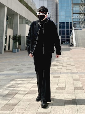 「EDWIN（エドウィン）のアイテム（デニムジャケット）」を使った、Renjiさん（メンズ・173cm）の春コーディネート