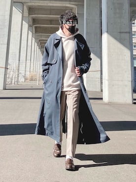 「ITEMS_URBANRESEARCH」｜Renjiさん（メンズ・173cm）の冬コーディネート
