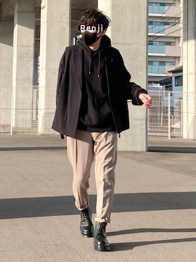 「ITEMS_URBANRESEARCH」｜Renjiさん（メンズ・173cm）の冬コーディネート