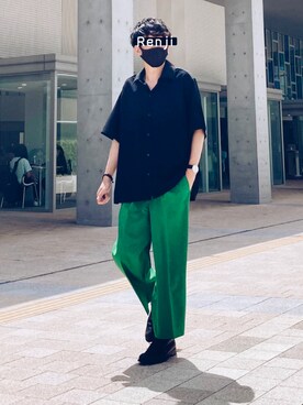 「ITEMS_URBANRESEARCH」｜Renjiさん（メンズ・173cm）の春コーディネート