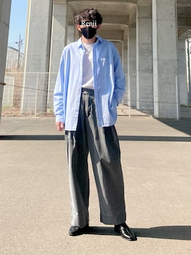 Renjiさん（メンズ・173cm）の春コーディネート