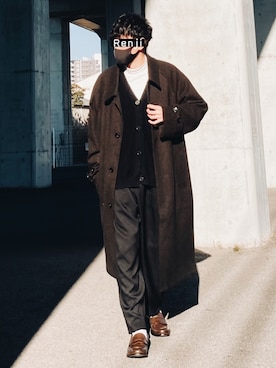 「emmaclothes」｜Renjiさん（メンズ・173cm）の冬コーディネート