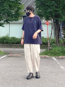 「アーバンリサーチドアーズ」｜「アイテム（その他）」を使った、Renjiさん（メンズ・173cm）の夏コーディネート