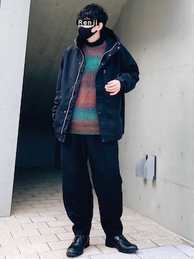 「ITEMS_URBANRESEARCH」｜Renjiさん（メンズ・173cm）の冬コーディネート
