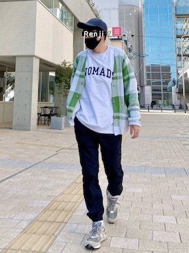 「SonnyLabel」｜「アイテム（その他）」を使った、Renjiさん（メンズ・173cm）の春コーディネート