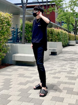 「agnesb」｜Renjiさん（メンズ・173cm）の夏コーディネート