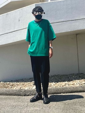 「ITEMS_URBANRESEARCH」｜Renjiさん（メンズ・173cm）の夏コーディネート