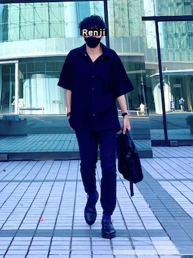 「ITEMS_URBANRESEARCH」｜Renjiさん（メンズ・173cm）の春コーディネート