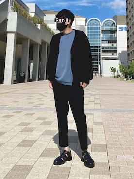 「SonnyLabel」｜「アイテム（その他）」を使った、Renjiさん（メンズ・173cm）の夏コーディネート