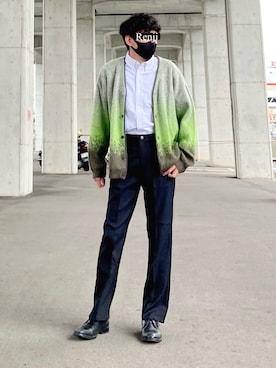 「SonnyLabel」｜「アイテム（その他）」を使った、Renjiさん（メンズ・173cm）の秋コーディネート