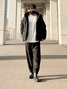 Renjiさん（メンズ・173cm）の冬コーディネート