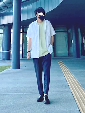 「ROSSOMEN」｜Renjiさん（メンズ・173cm）の春コーディネート