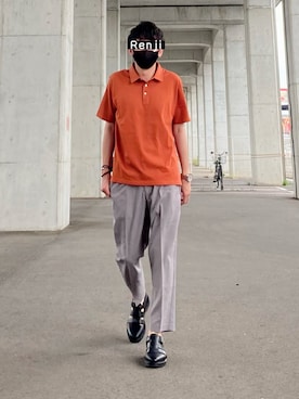 「ROSSOMEN」｜Renjiさん（メンズ・173cm）の夏コーディネート