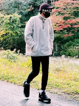 「White Mountaineering」｜「アイテム（その他）」を使った、Renjiさん（メンズ・173cm）の秋コーディネート