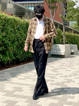 「全力で遊びを楽しむ男たち」｜Renjiさん（メンズ・173cm）の秋コーディネート