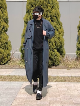 「emmaclothes」｜Renjiさん（メンズ・173cm）の春コーディネート
