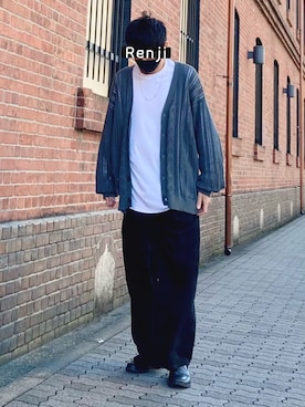 「emmaclothes」｜Renjiさん（メンズ・173cm）の冬コーディネート