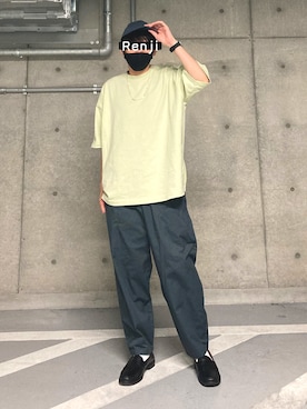 「emmaclothes」｜Renjiさん（メンズ・173cm）の春コーディネート
