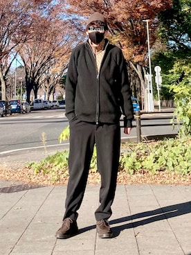 「CREARE LINO」｜Renjiさん（メンズ・173cm）の冬コーディネート