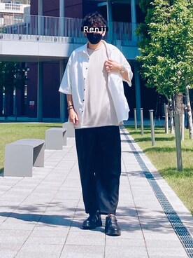「ITEMS_URBANRESEARCH」｜Renjiさん（メンズ・173cm）の春コーディネート