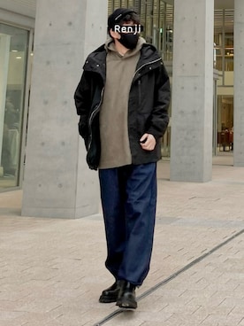 「ITEMS_URBANRESEARCH」｜Renjiさん（メンズ・173cm）の冬コーディネート