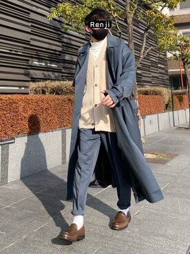 「emmaclothes」｜Renjiさん（メンズ・173cm）の冬コーディネート