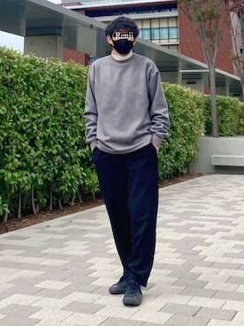 「CREARE LINO」｜Renjiさん（メンズ・173cm）の秋コーディネート