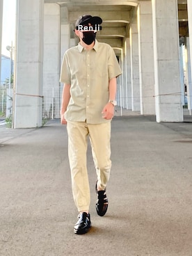 「SonnyLabel」｜「アイテム（その他）」を使った、Renjiさん（メンズ・173cm）の夏コーディネート