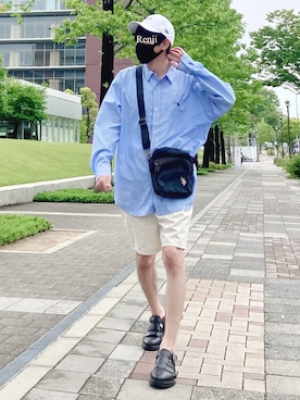 「POLO BCS（ポロ ビーシーエス）のアイテム」を使った、Renjiさん（メンズ・173cm）の春コーディネート