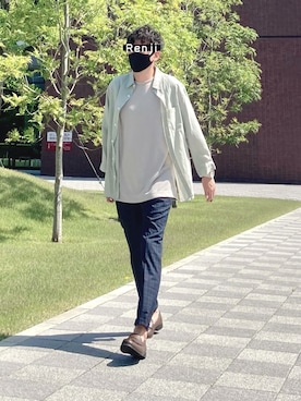 「ITEMS_URBANRESEARCH」｜Renjiさん（メンズ・173cm）の春コーディネート