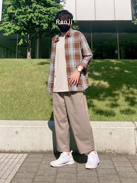 「ITEMS_URBANRESEARCH」｜Renjiさん（メンズ・173cm）の春コーディネート