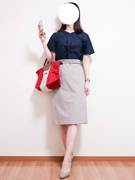 「OFUON（オフオン）のアイテム」を使った、goma_さん（レディース・163cm）の秋コーディネート