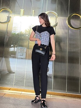 「TORY BURCH（トリーバーチ）のアイテム（ハンドバッグ）」を使った、sunny0414さん（レディース・167cm）の冬コーディネート