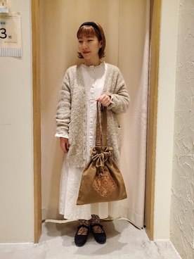 お お のさん（レディース・155cm）の冬コーディネート