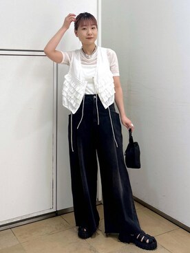 「サステナブル」｜ハヅキさん（レディース・158cm）の春コーディネート