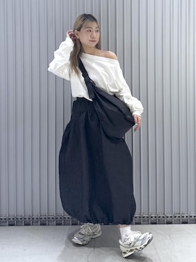 「イエベ春」｜ハヅキさん（レディース・159cm）の冬コーディネート