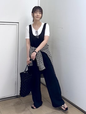 ハヅキさん（レディース・159cm）の夏コーディネート