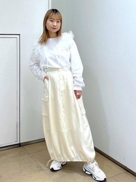 「アイテム（その他トップス）」を使った、ハヅキさん（レディース・158cm・20代）の春コーディネート