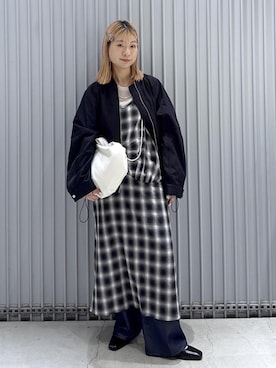 ハヅキさん（レディース・159cm）の冬コーディネート