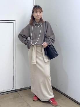 ハヅキさん（レディース・159cm）の冬コーディネート