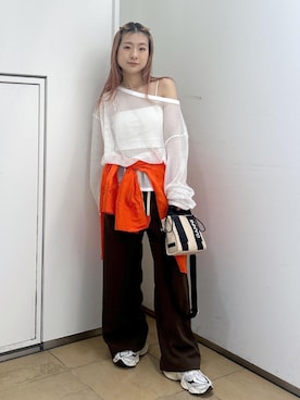 「イエベ春」｜ハヅキさん（レディース・158cm）の春コーディネート