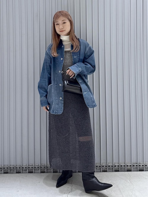 サステナブル】デニム＆カツラギカバーオール（カバーオール）｜ADAM