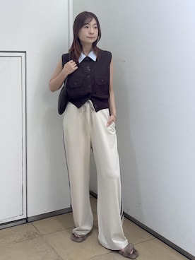 「ウェーブ」｜ハヅキさん（レディース・159cm）の夏コーディネート