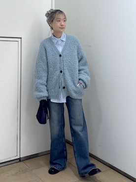 「アイテム（サンダル）」を使った、ハヅキさん（レディース・159cm・20代）の秋コーディネート