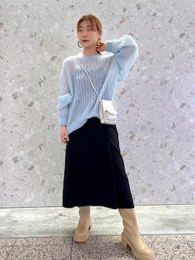 「ヤーキ」｜ハヅキさん（レディース・158cm）の秋コーディネート