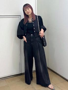 「サステナブル」｜ハヅキさん（レディース・158cm）の春コーディネート